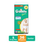 Guddu Premium | 36 diapers | Junior | 13 kg plus | 5