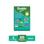 Guddu Premium | 50 diapers | Medi | 6 - 11 kg | 3